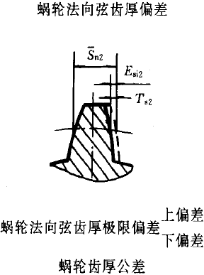 平面二次包絡環面蝸杆傳動精度蝸杆、蝸輪誤差的定義及代号