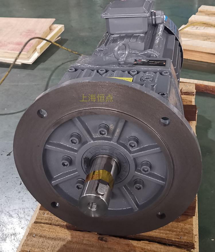 RF87減速機，立式安裝，輸入配電機，實物照片如下