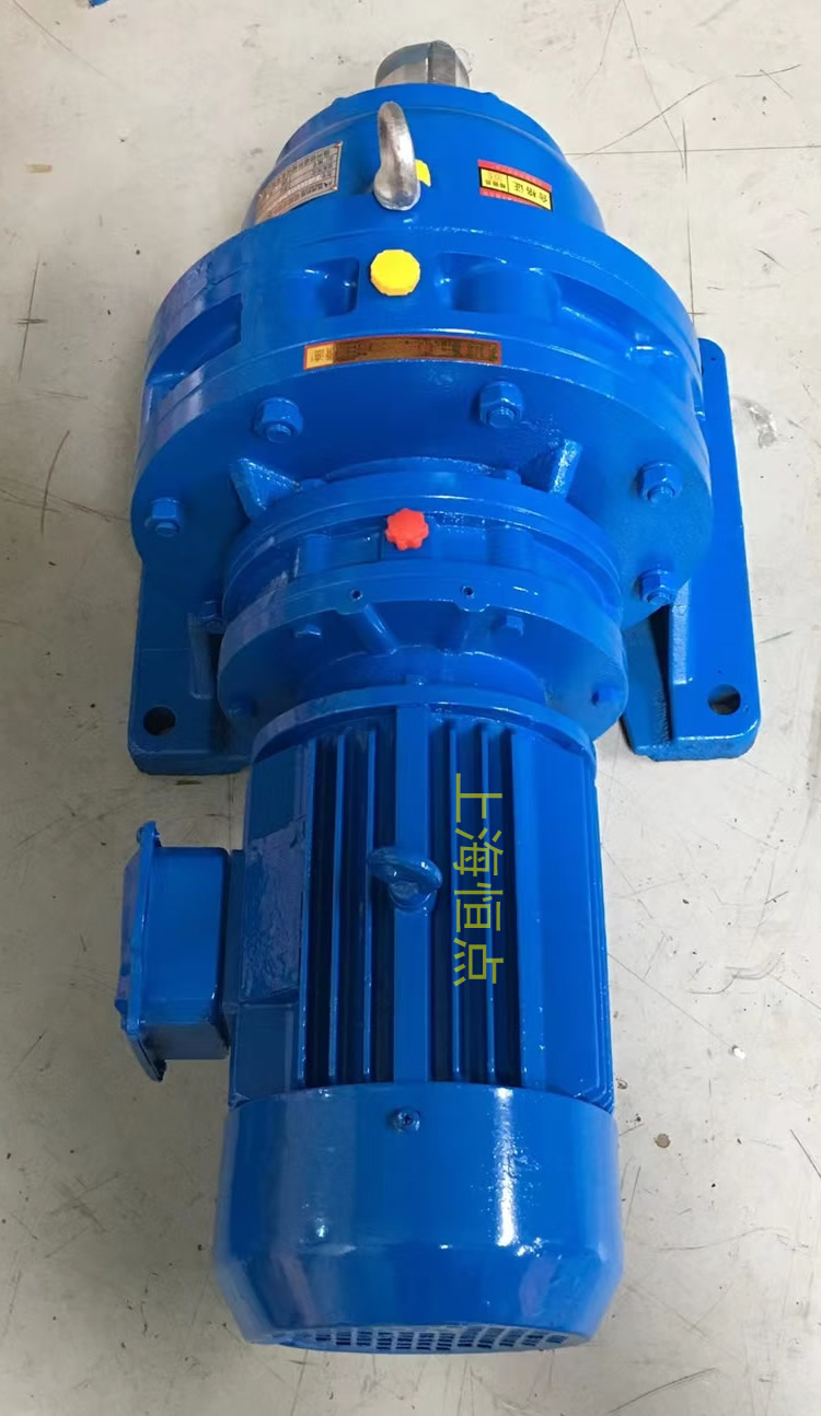 雙級擺線針輪減速機 藍色